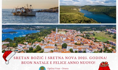 Božićnice i potpore za umirovljenike i osobe s invaliditetom na području općine Vrsar-Orsera